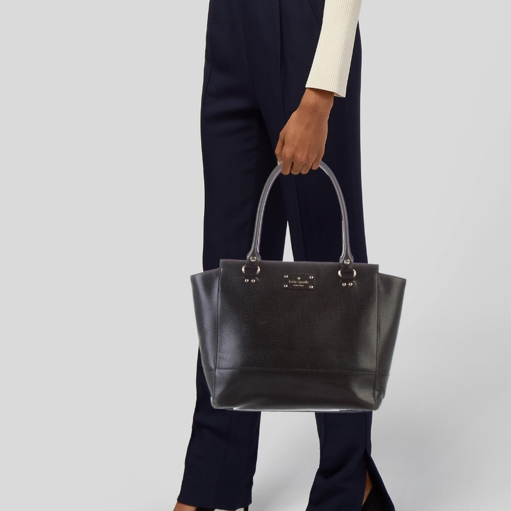 Kate Spade Black Wellesley Camryn Tote Bag